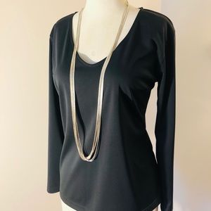 Kenneth Cole Slate Grey Blouse